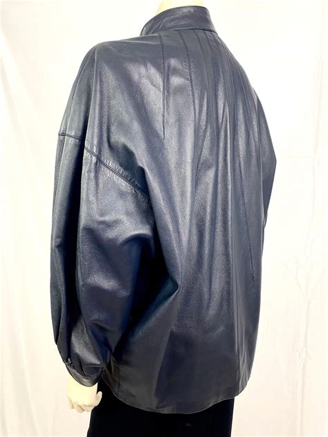 yves saint laurent leather jacket vintage